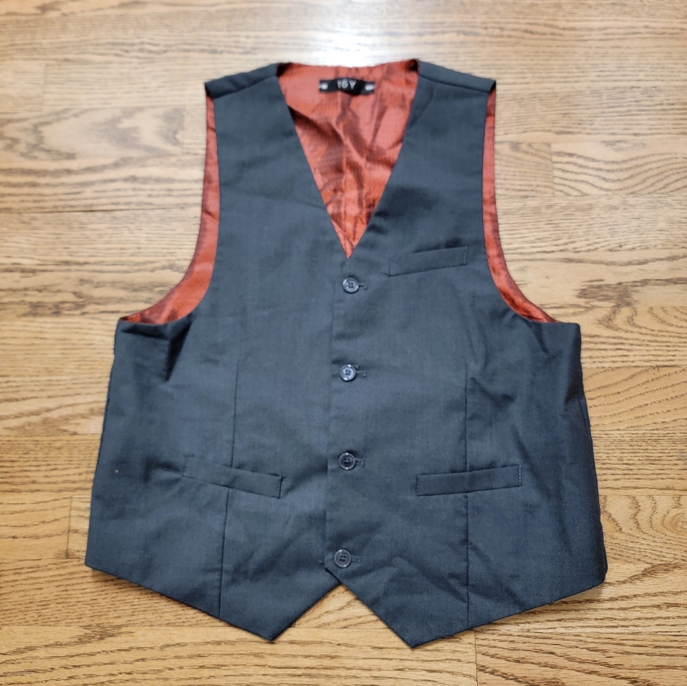 Gray Juan Lu Boys Vest